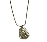 TAZIZI Love Heart Stainless Steel Necklace | Stainless Steel Snake Bone Collarbone Chain for Student, Adjustable Chain, Fashion Birthday Gift, Jewelry