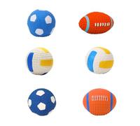 TAZIZI Puppy Dog Toy Ball, LARGE | Squeaky Rolling Activity for Chew Engagement, Home Training Use, Lightweight Indoor Structure