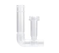 TAZIZI Surfaces Skimmer for Aquarium Canisters and Power, K | Stainless Steel Oil Protein Remover Blocks Grease; Filter Attachment for Oil Film Removal; Floating