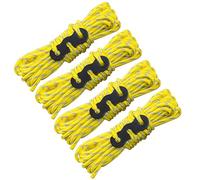 TAZIZI Tent Guide Rope for Awning Camping Reflective Tent Guy Rope Guy, 3mm Line 13ft Reflective Cord Line Canopy Guyline