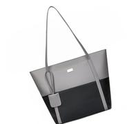 TAZIZI Weekender Bag Shopper Handbag Tote Shoulder Purse | Long Carry Straps, PU Look Exterior, Easy Outfit Pairing, Everyday Errands