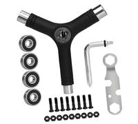 TAZIZI Wheel Removal Tool Set | 3 Way Y Tool for Truck Hardware Care, Manual Aluminum Alloy Skate Wrench for Park and Daily Ride Checks