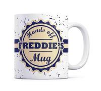 Tazletree Freddie Mug- Hands Off Freddie’s Mug - Funny and Bold Coffee Mug for Freddie’s Personal Space