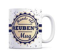Tazletree Reuben Mug- Hands Off Reuben’s Mug - Funny and Bold Coffee Mug for Their Personal Space