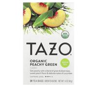 Tazo Teas, Organic Green Tea, Peachy Green, 20 Tea Bags, 1.4 oz (40 g)
