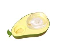 Tazón De Alimentación De Cachorros - De Aguacate De Doble Tazón De Alimentación Lenta | Utensilios De Comida Para Gatos Anti-ascenso | Tazón De Alimentación De Cachorros De Aguacate | Suministro