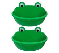 tazones de comida para pájaros, Tazón de comida para pájaros, Alimentador de loros multifuncional - Recipiente de riego de, Plato de baño a prueba de salpicaduras para el maca