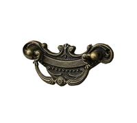 TAZYYZUU 1PC Cabinet Door Handle Drawer Cupboard Furniture Knobs Pulls Handles Retro Antique Bronze Zinc Alloy Wardrobe Hardware Home Decor(Door Handle S)