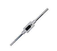 TAZYYZUU Adjustable Tap Wrench Handle 6/8Pcs HSS Hand Screw Die Metric M3 M4 M5 M6 M8 M12 1/16-1/2(Beige)