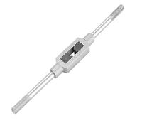 TAZYYZUU Adjustable Tap Wrench Handle Straight Fluted Taps Manual Tapping Tool for M3-M12 1/16 to 1/2 Inch 1pc(M3-m12 5pcs)
