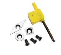 TAZYYZUU Carbide Cutter Inserts Set Woodturning Tools Replacement Finishers Wood Lathe Turning(Set a (B D F))