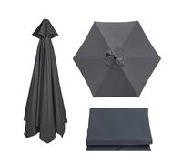 TAZYYZUU Sun Umbrella Replacement Cloth, 6.5Ft 7.5Ft 8.8Ft 9.8Ft Replacement Cloth for Umbrella Replacement Parasol Canopy, Garden Patio Umbrella Fabric Canopy Cover