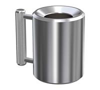Tazza Da Caffè - Tazza Da Caffè Con Manubri | Bottiglia In Metallo Ergonomica Antiscivolo, , Divertente Design Per Birra, Acqua, Sport All'aperto E Allenamento Bicchiere Weighing A Forma