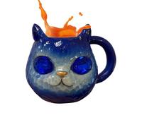 Tazza Da Caffè - Tazza Da Caffè Per Amanti Dei Gatti | Tè A Forma Di Gatto In Resina Mineral E crystallou 100 Ml | Tazze Resistenti Al Calore Con Manico Ergonomico Per Moglie, Fidanzata, Sorella
