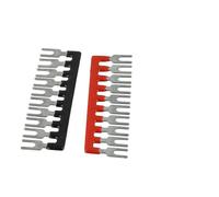 Tb-2510 600v 25a Dual-Row Screw Terminal Block 10-Position Barrier Strip for Wire Connection Located in Industrial Electrical Panels 0.5-2.5 Mm² Cable Range Polycarbonate Housing
