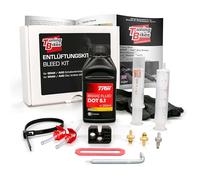 TB Bleeding Kit for SRAM/AVID Disc Brakes (Incl. Bleeding Edge) - Complete set incl. DOT 5.1 brake fluid, instructions + bleed block for brakes such as Avid Elixir SRAM Code etc.