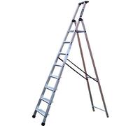TB Davies 8 Tread Maxi Platform Step Ladder, Silver
