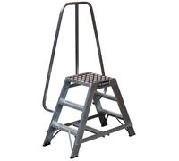 TB Davies 3 Tread DPD-Step Aluminium Trade Double-Sided Access Platform
