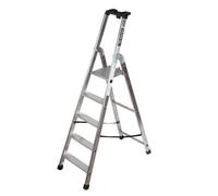 TB Davies Heavy Duty Aluminium Professional Platform Step Ladders - 5 Tread