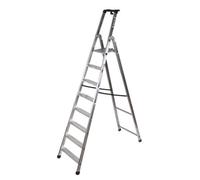 TB Davies Heavy Duty Aluminium Professional Platform Step Ladders - 8 Tread