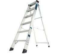 TB Davies Heavy Duty Aluminium Professional Swingback Step Ladders - 6 Tread