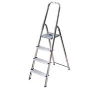 TB Davies Light Duty 4 Tread Platform Step Ladders - Ideal Aluminium Steps for Occasional Jobs Around your Home or Office. Made in Italy to EN131 Standards.