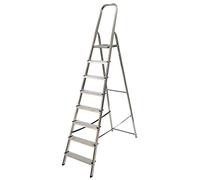 TB Davies Light Duty 8 Tread Platform Step Ladders - Ideal Aluminium Steps for Occasional Jobs Around your Home or Office. Made in Italy to EN131 Standards.