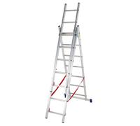 Tb Davies Light Duty Combination Extension Ladder - 7+7+7 Rungs, 4-In-1 Multi-Purpose, En131 Certified, 150Kg Max Load