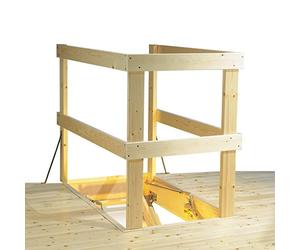 TB Davies Loft Ladder Balustrade Kit - Easy to fit Around Your loft Opening - Increases Safety, Helps Prevent You Falling Down loft Ladder