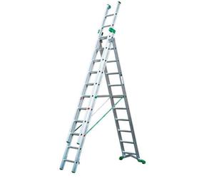 TB Davies Prima Aluminium Industrial Combination Ladder - 3.54M Closed
