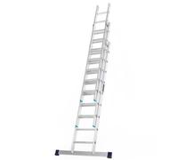 TB Davies TASKMASTER 2.5m 3 Section Extension Ladder with Stabiliser Bar