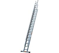 TB Davies TASKMASTER 4.0m - 9.9m 3 Section Extension Ladder with Stabiliser Bar