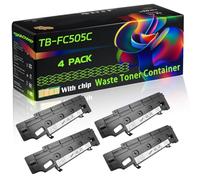 TB-FC505C Compatible for Toshiba Waste Toner Container with Chip e-Studio 2505AC 3515AC 5005AC 2515AC 3555CSE Printers (4 Pack Black)
