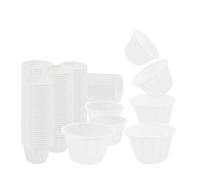 TB1 1000 Wax Paper Medicine Pots 28ml - Leakproof Small Disposable Cups for Epoxy, Resin, Paint, Medication, Jello Shots, Sauces - Waxed Paper Portion Cups
