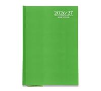 TB1 2026-2027 Academic Diary A4 Day A Page Green Hardback - Daily Planner August 2026 to July 2027, Student & Teacher School Planner, Appointment, Timetable & Study Organiser