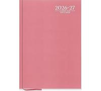 TB1 2026-2027 Academic Diary A4 Day A Page Pink Hardback, Planner August 2026 to July 2027, Student & Teacher School Diary, Timetable, Appointment, Study, Lesson & Coursework Organiser
