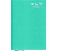 TB1 2026-2027 Academic Diary A4 Day A Page Teal Hardback - Daily Planner August 2026 to July 2027, Student & Teacher School Planner, Appointment, Timetable & Study Organiser
