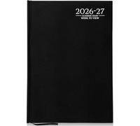 TB1 2026-2027 Academic Diary A4 Week To View Black Hardback, Planner August 2026 to July 2027, Student & Teacher School Diary, Timetable, Appointment, Study, Lesson & Coursework Organiser