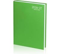 TB1 2026-2027 Academic Diary A4 Week To View Green Hardback, Planner August 2026 to July 2027, Student & Teacher School Diary, Timetable, Appointment, Study, Lesson & Coursework Organiser