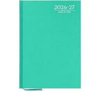 TB1 2026-2027 Academic Diary A5 Day A Page Teal Hardback, Planner August 2026 to July 2027, Student & Teacher School Diary, Timetable, Appointment, Study, Lesson & Coursework Organiser