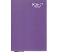 TB1 2026-2027 Academic Diary Hardback, Planner August 2026 to July 2027, Student & Teacher School Diary, Timetable, Appointment, Study, Lesson & Coursework Organiser (Purple, A5 Day A Page)