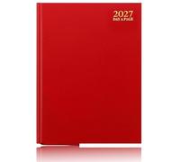 TB1 2027 A5 Day a Page Red Hardback Diary