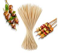 TB1 900PCS Bamboo Skewers 30cm - Bulk Wooden BBQ Sticks for Kebabs, Chicken, Fruit, Chocolate Fountain, Party Appetizers & Craft Use - Natural Food-Grade Bamboo Skewer Pack