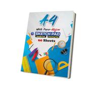 TB1 Products 2-Pack Sketch Books for Kids - 80 Pages Each | Drawing Pads with Plain Paper for Colouring, Sketching & Art | Kids Drawing Paper | Premium Sketch Pads for Creativity