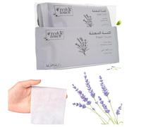 TB1 Products 2 Packs of 6 Lavender Scented Disposable Towels (12 Total) - Individually Wrapped 25x25cm Wet Wipes - Hot or Cold Use - Perfect for Travel, Dining, Hotels, Events & More
