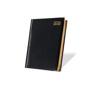 TB1 Products 2026 A4 Day a Page Diary - Large Daily Hardback Planner with UK Holidays, Contacts, Notes & Global Info - Full Page per Day Organiser for Office, Students & Home Scheduling