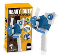 TB1 Products 3-Pack Tape Gun Dispenser - Durable Tape Dispensers for Efficient Packaging, Box Sealing & Shipping - Comfortable Handle, Adjustable Brake, Long-Lasting Build
