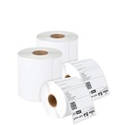 TB1 Products 4x6 Thermal Labels [4 Rolls - 475 Each] | White Sticky Shipping Address Label Stickers | Waterproof, Tearproof Office Product Label Rolls for Direct Thermal Printers