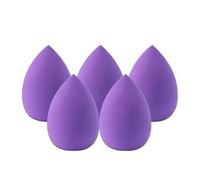 TB1 Products 5PCS Purple Makeup Sponges Set - Non-Latex Beauty Blenders for Flawless Foundation, Cream & Powder Application - Wet & Dry Use - Soft, Reusable, Skin-Friendly Makeup Applicators