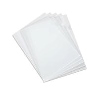 TB1 Products A4 Plastic File Folders - 100 Pack Clear 100 Micron Plastic Wallets - Open Top & Side A4 Filing Folders for Office, Paperwork, School, Filing Box & Document Organisation